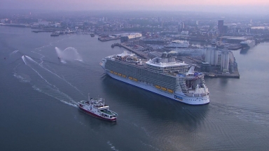 Harmony of the Seas Southampton Arrival EPK