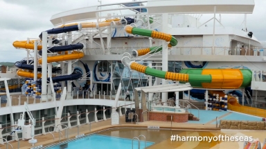 Carlos PenaVega on Harmony of the Seas Perfect Storm