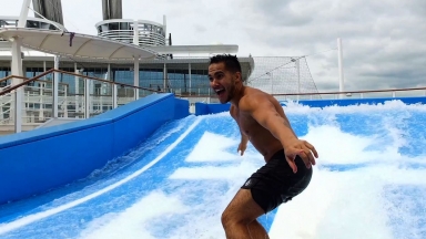 Carlos PenaVega on Harmony of the Seas B-roll