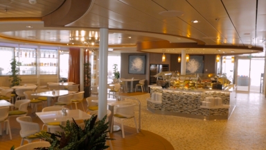 Ovation of the Seas Solarium Bistro B-roll