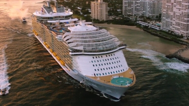 Harmony of the Seas Departure Montage