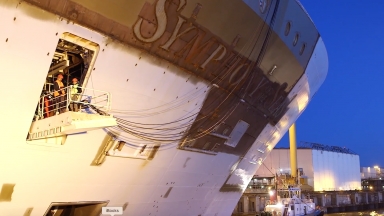 Symphony of the Seas Float Out