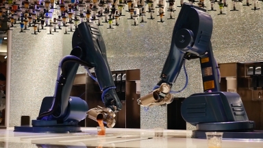 Cruising with Robot Bartenders