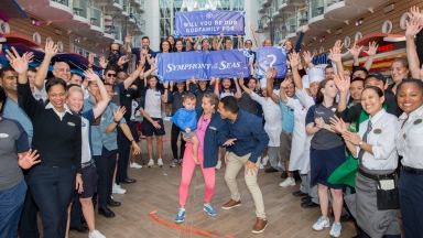 Royal Caribbean Names the World’s First Ship Godfamily