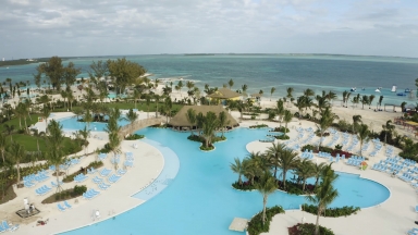 Filling of Oasis Lagoon at Perfect Day at CocoCay