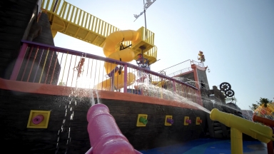 Captain Jill's Galleon at Perfect Day at CocoCay B-Roll