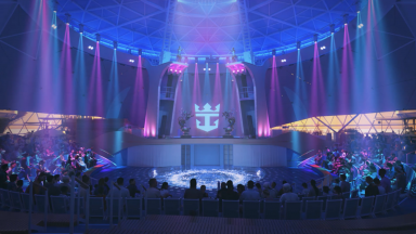 Introducing AquaDome: A Tranquil Oasis by Day, Vibrant Hot Spot by Night on Icon of the Seas