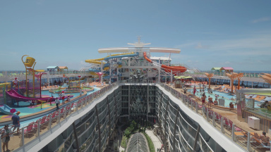 Utopia of the Seas Pools and Activities B-roll