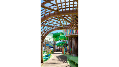 Star of the Seas Thrill Island Vertical Shot