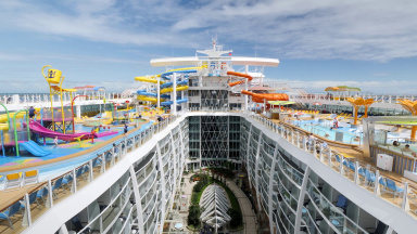 Wonder of the Seas Pool & Sports Zone B-roll