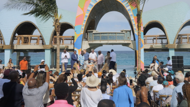 Royal Beach Club Paradise Island Ribbon Cutting Opening Ceremony EPK